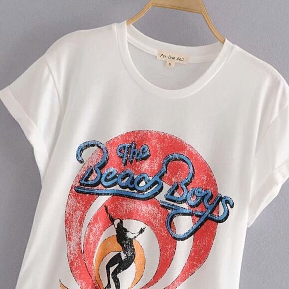 Boho Beach Boys Graphic Band Tee - Picture 3 of 7